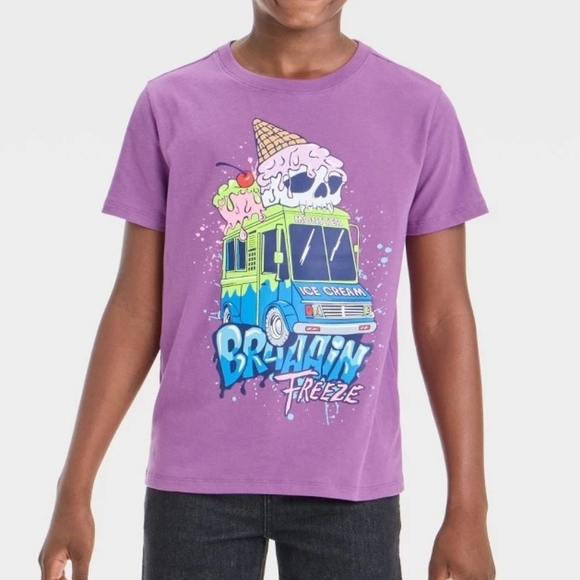Cat & Jack Other - Cat & Jack Purple Ice Cream Truck Tee